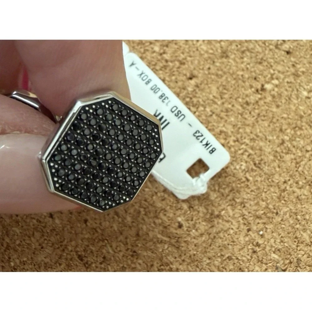 Brosway Ink BIK123 Mens Cufflinks‎ Silver Stainless Steel NWT